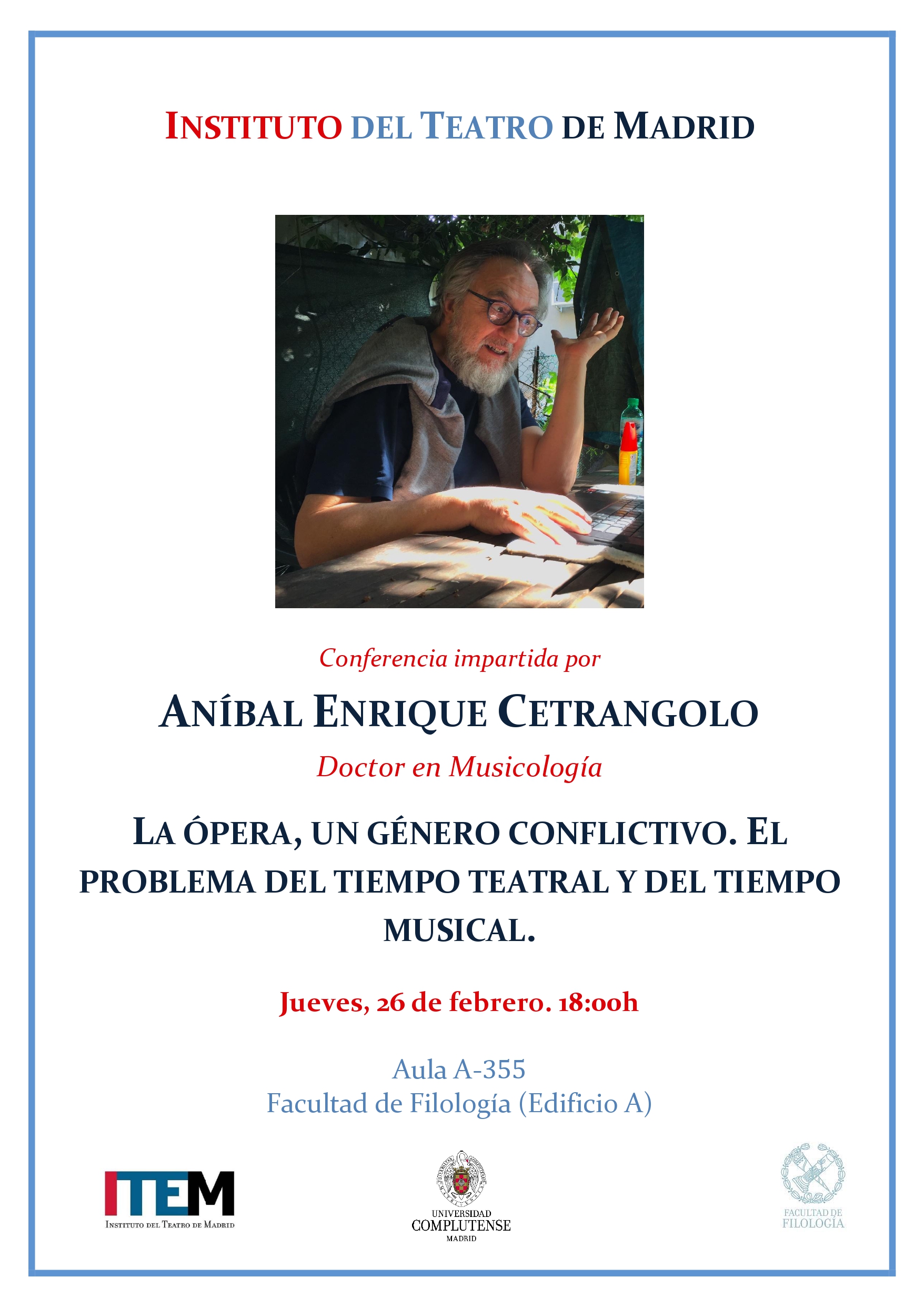 Conferencia con Aníbal Enrique Cetrangolo